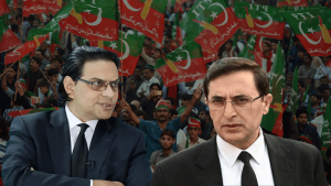 Barrister Gohar and Salman Akram Raja