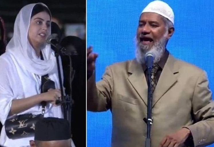 Actress Yashma Gill’s important question to Dr. Zakir Naik in Karachi gathering