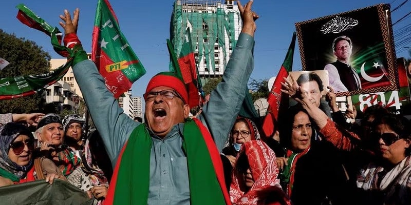 Pakistan Tehreek-e-Insaf protest