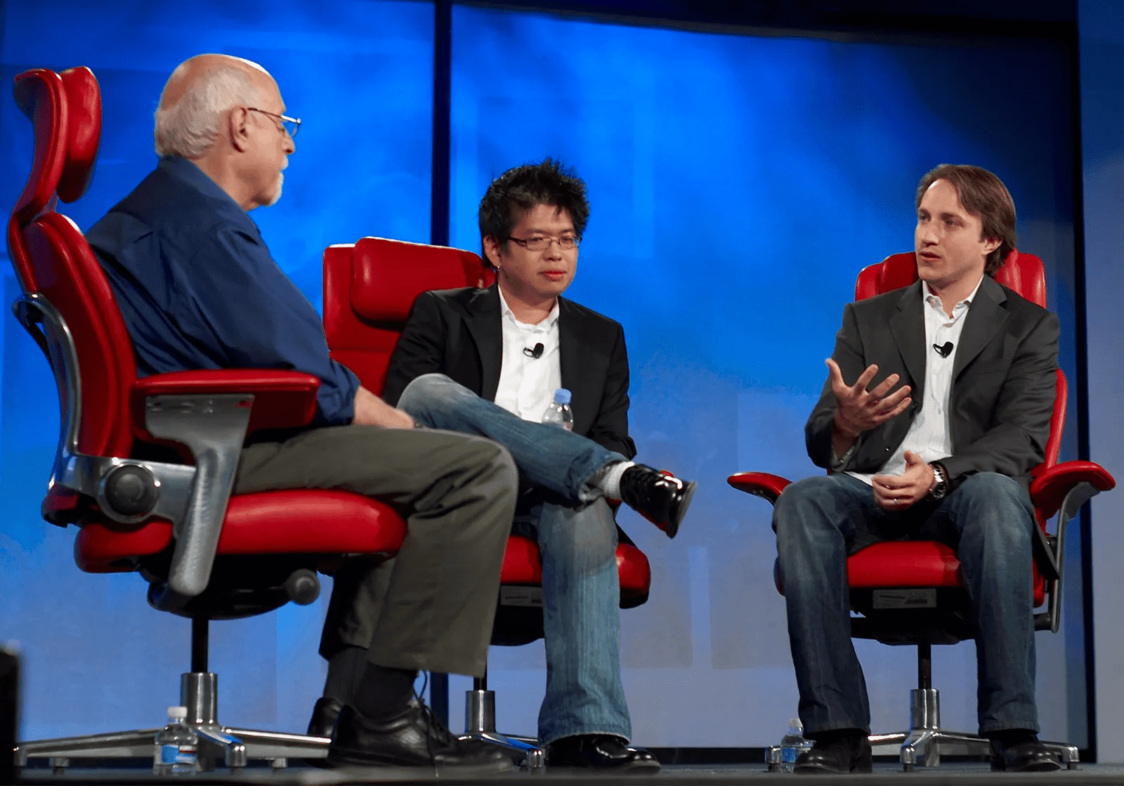 Steve Chen, Chad Hurley, and Jawed Karim