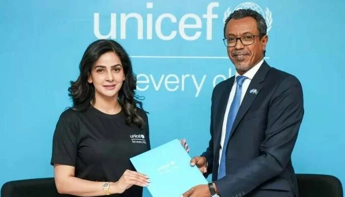 Saba Qamar Joins UNICEF