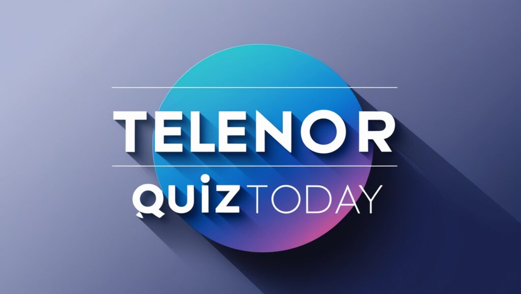 Today Telenor Quiz 05 November 2024 | Telenor Answers Today