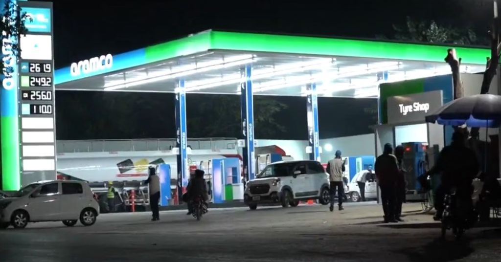 Aramco fuel station in Pakistan