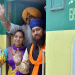 Sikh pilgrims in Lahore