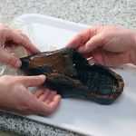 500-year-old wooden shoe discovery