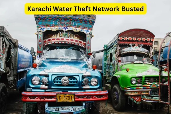 Karachi water theft network