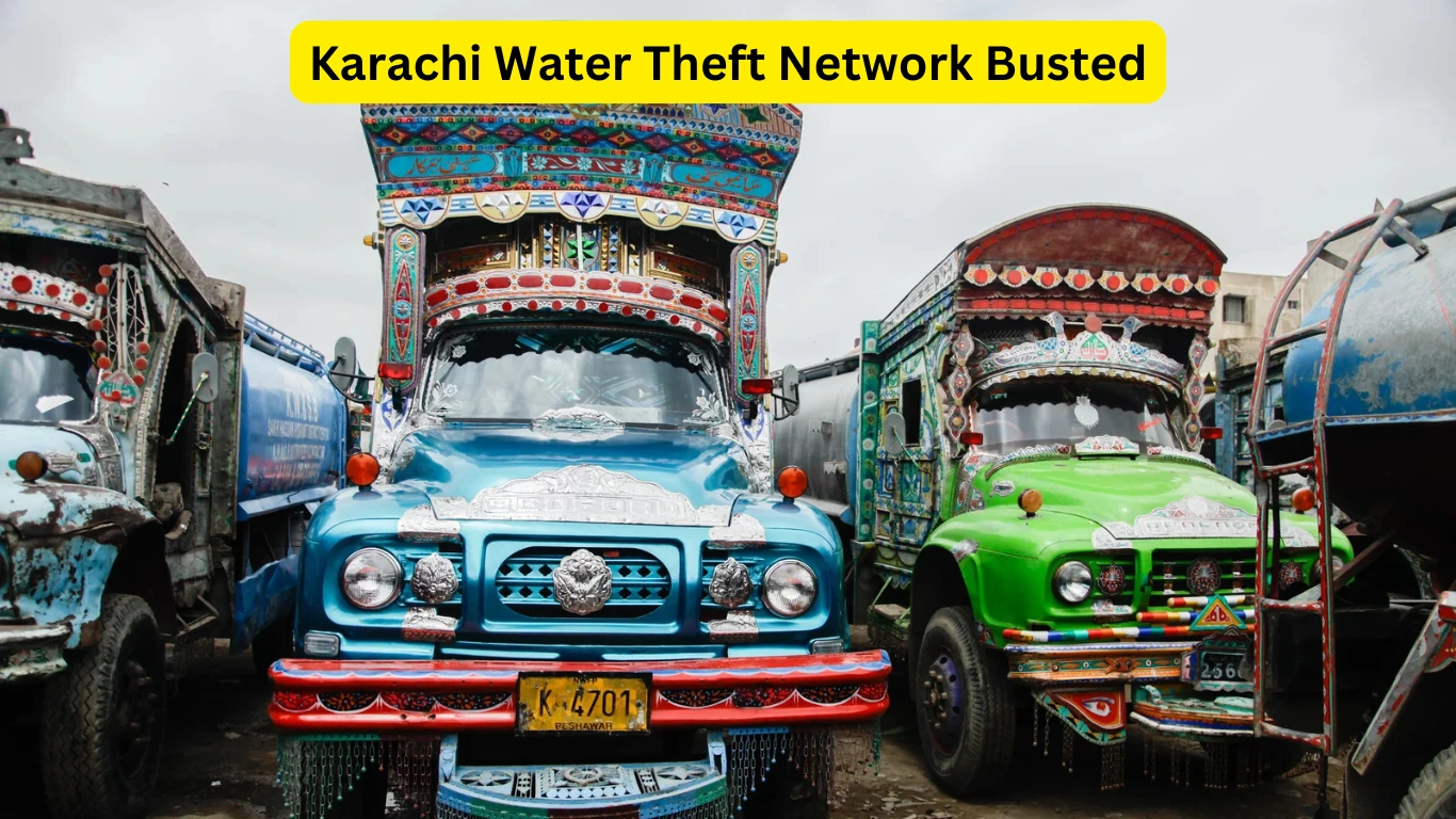 Karachi water theft network