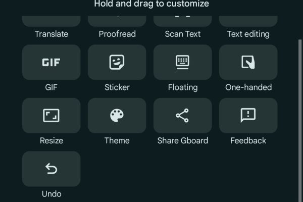 Gboard Undo Button Android