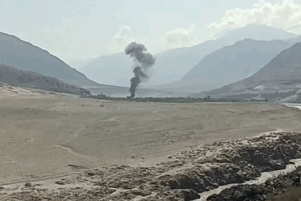 Army helicopter crash Chilas