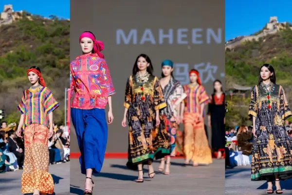 Pak-China fashion show at Great Wall