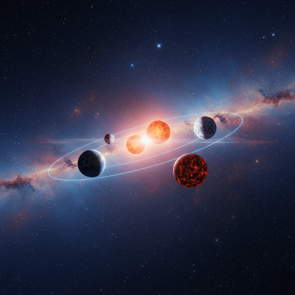 Miniature Binary Star System Hosts Three Earth-Sized Exoplanets