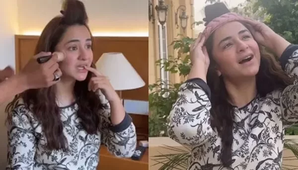 yumna zaidi viral bts video