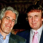 AI Trump Epstein photo showing visual manipulation signs
