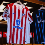 Alexander Sørloth celebrates his Atlético Madrid vs Brugge live score opener.