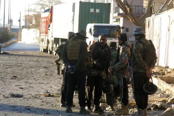 Pakistan Army soldiers during a Bannu military operation in KP.
