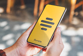 A user viewing the Bumble AI profile guidance feedback on a smartphone.