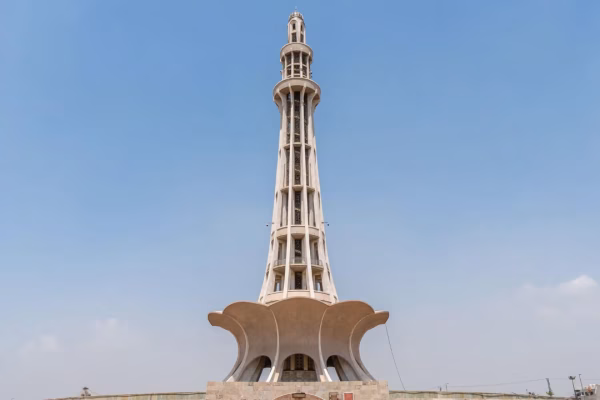 A digital display showing Sehri and Iftar time today for Lahore residents.