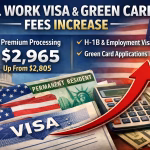 Summary of the USCIS premium processing fee 2026 changes
